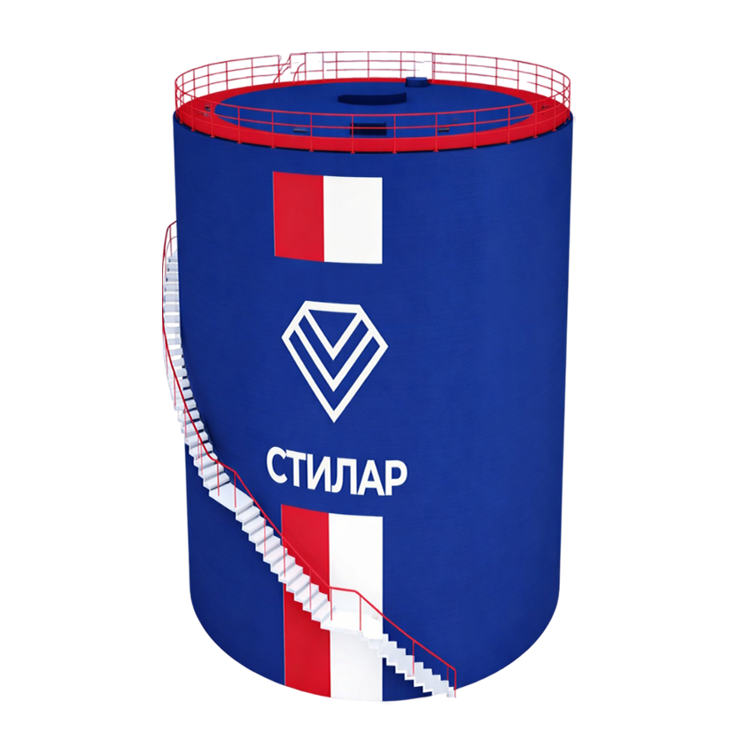 Цельносварной резервуар РВС аварийного запаса воды 25 м³ от завода-производителя