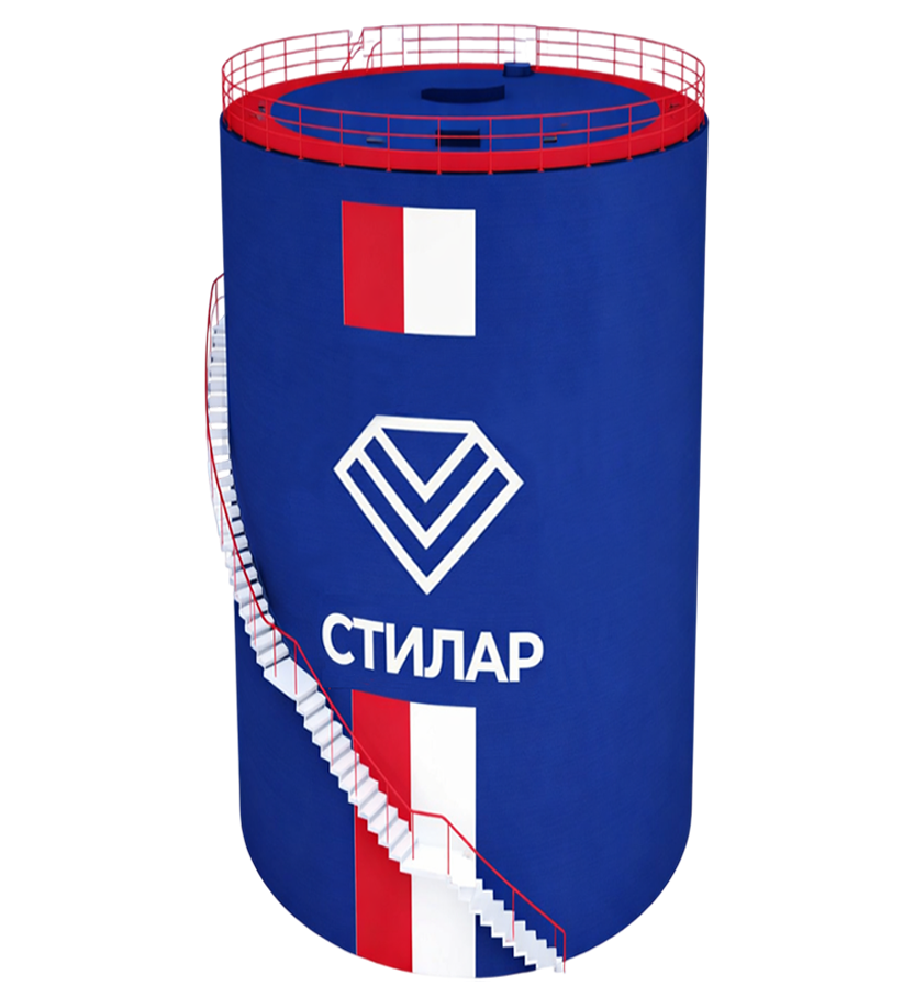 Цельносварной резервуар РВС для питьевой воды 5 м³ от завода-производителя